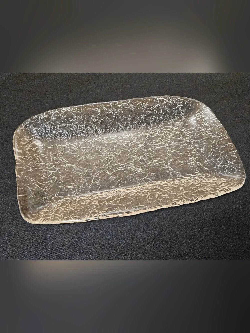Euro Ice Glass Serving Platter 16